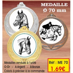 Médaille : Réf. ME70 - ø 70 mm